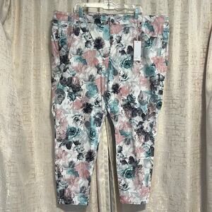 NWT Lane Bryant Mid Rise Super Stretch Skinny Jeans Women's Size 28 MSRP $109.95